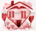 love - love with hearts and kiss