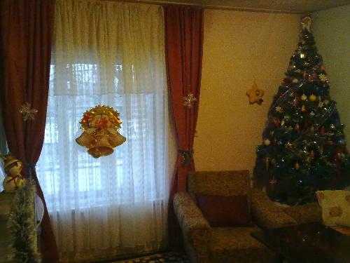 Our Christmas decoration. - Our Christmas living room.