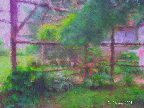 Photo Alter - Photo altered to an impressionist painting using Corel software
