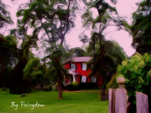 Photo Alter - Photo altered to classical oil effect using Corel software, http://smalldogs2.com/FairydewArt