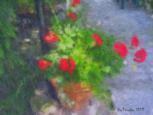 Photo Alter - Photo altered to impressionist painting using corel software, http://smalldogs2.com/FairydewArt