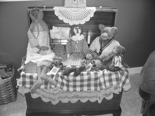 Photo Alter - Photo altered to black and white using corel software, http://smalldogs2.com/FairydewArt