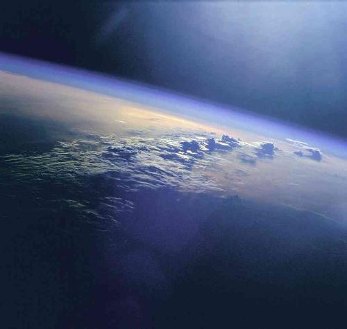 Looking down to Earth - isnt it beautiful?
