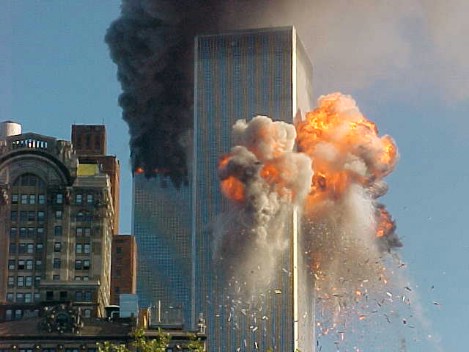 Terrorist Attack on the USA - A building was blast.