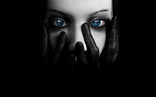 Girl.... - Girl in darkness...