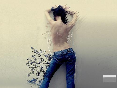 woman - back