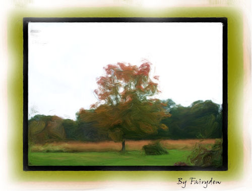 Altered Photo - Photo altered to oil painting effect using corel software, http://smalldogs2.com/FairydewArt