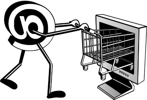 Internet shopping - Internet shopping logo.