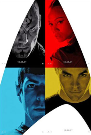 star trek - a poster for the 2009 Star Trek movie