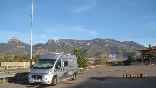 Our camper in the Pyrennees - close to the France/ - Here's my pride and joy, basking in the sun in the Pyrennees on our last trip to the UK. Isn't she a beauty?