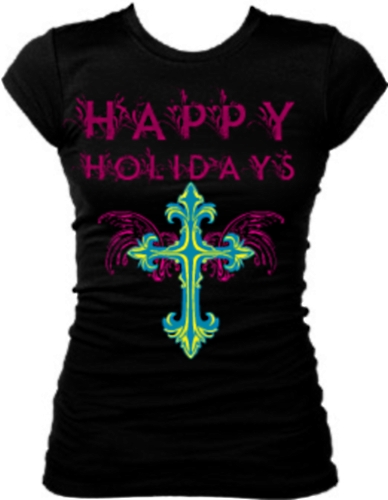 A Holiday Shirt I Made Online - Here is a holiday shirt I made on a website that allows people to create their own shirt for really cheap.