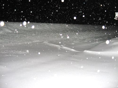 Snow! Snow! And more snow! - What my area looked like at 1 a.m. on 12-24.