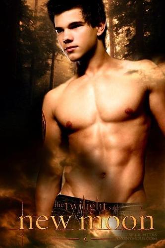 New moon - Jacob Black - The hot looking Jacob Black in new moon.His new outlook gave the movie a big hit in the box office.