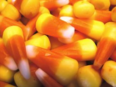 corns - Sweet orange and yellow Halloween candy corns