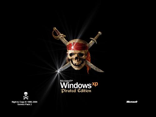 it is your computer pirate - yes it is ur pirate.