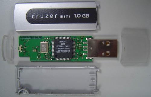 My SanDisk USB disk - This is my USB disk which could not work well. I fractionalized it into five parts.