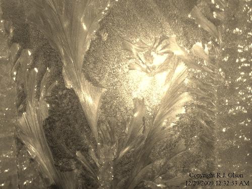 Ice Crystals - Another shot of the ice crystals on my windows here in Minnesota.