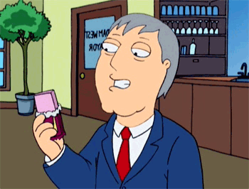 mayor - Quahog mayor Adam West and his taffy