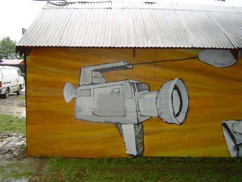 Graffiti from Roskilde Festival - Nice graffiti from the danish Roskilde festival...