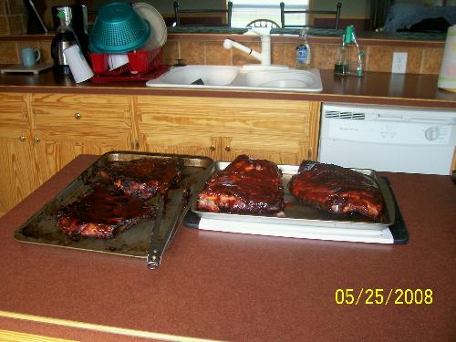 Barbecued Ribs - My famous barbecued ribs!