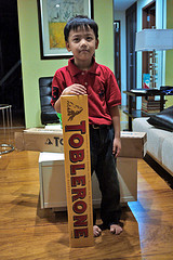 Giant size toblerone - They do look attractive specially at half price but better check their expiry date