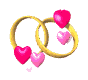 Two Rings - animated rings Two Rings hearts