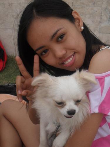 Me and my pet - That is me and my pet Meo...