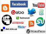 social networking sites - logos of different social networking sites.