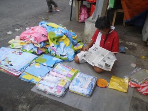 street vending - this is a common site in some areas of our city