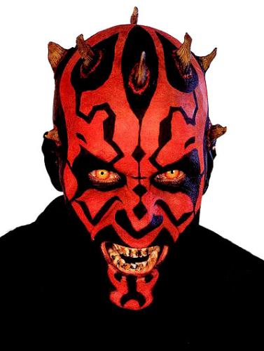 Darth Maul - Star Wars Episode 1 - A glimpse of the main villian of 'Star Wars Episode 1 The Phantom Menace' Darth Maul is an apprentice that is trained in the ways of the sith, and fights against the jedi. Being a new character that is introduced into the star wars saga, Darth maul being an anti-hero has gained quite popularity among fans with his double saber style of fighting he has earn himself countless spawns of comics, toys and even fan made movies.