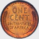 Pennies - Picture of a 'weak' penny