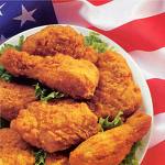 Fried Chicken - Photo shows a plate of crispy fried chicken--food that everybody loves.