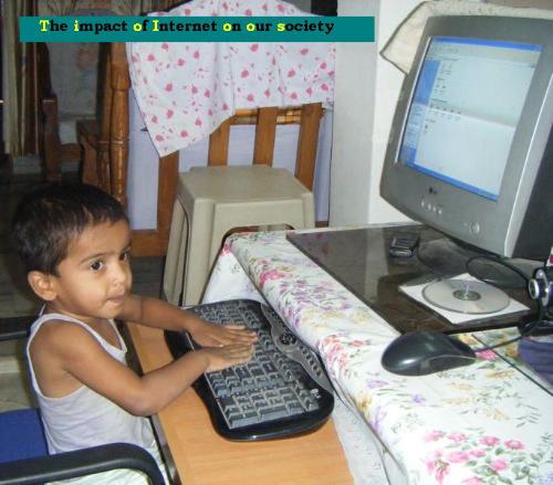little jobs - A kid in my family trying to work like his father