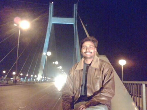 Abhinav - On naini bridge at allahabad, uttar pradesh, India