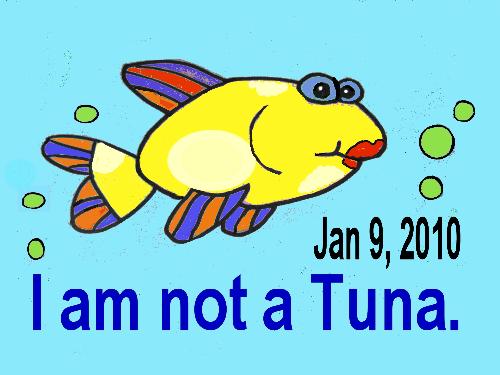 Another Yellow Fish - This one says she is NOT a tuna.