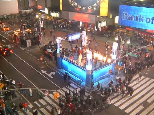Times Square Celebration - The celebration night of Times Square