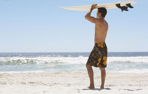 Beach and surfing - It is good sport to enjoy summer.