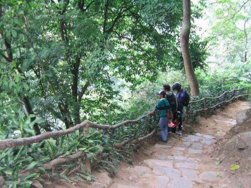 Stair to Paradise - well , this is the way to go to the bottom of cimahi waterfall ( 200 feet tall waterfall :D ) can you beat the 1000+ stair way ?