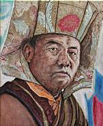 karmapa painting - Original Paintings by Richard Lazzara