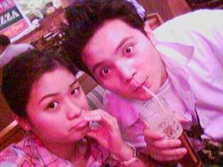 me and my bebi - me and my bebi in pizza hut hehe.