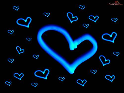 Heart - Lovely blue heart