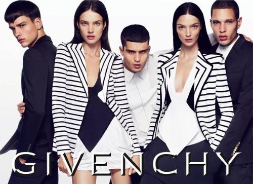 Givenchy SS 2010 - Givenchy SS 2010 campaign featuring Natalia Vodaniova, Simon Nessman, and Maria Carla Boscono