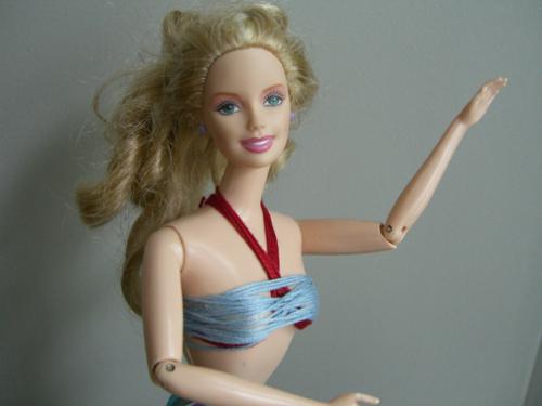 Barbie in bikini - How Barbie looks in beginning.