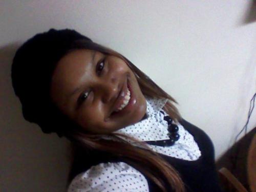 dressed up for school - Had got in from night class and thought i was cute that night.