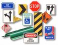 traffic symbols - The picture shows different signs and symbols displayed on roads for the safety of people. traffic symbols - The picture shows different signs and symbols displayed on roads for the safety of people.