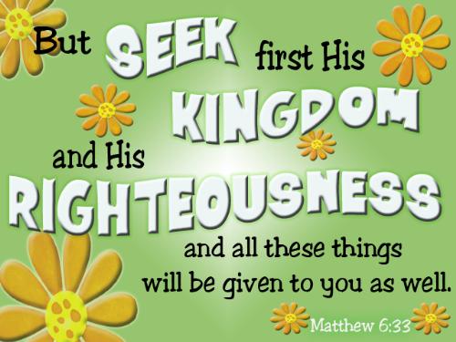 ac1 - Matthew 6:33