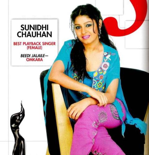 Sunidhi chouhan - Sunidhi has a beautiful face and a sexy figure.