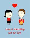 love is friendship - "love is friendship". This is the message which this picture shows. It it really true? love is friendship - "love is friendship". This is the message which this picture shows. It it really true?