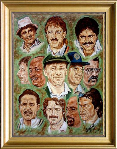 cricket - The painting I gifted to ICC