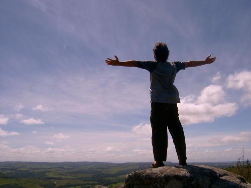 Mankind - Man standing with arms outstretched